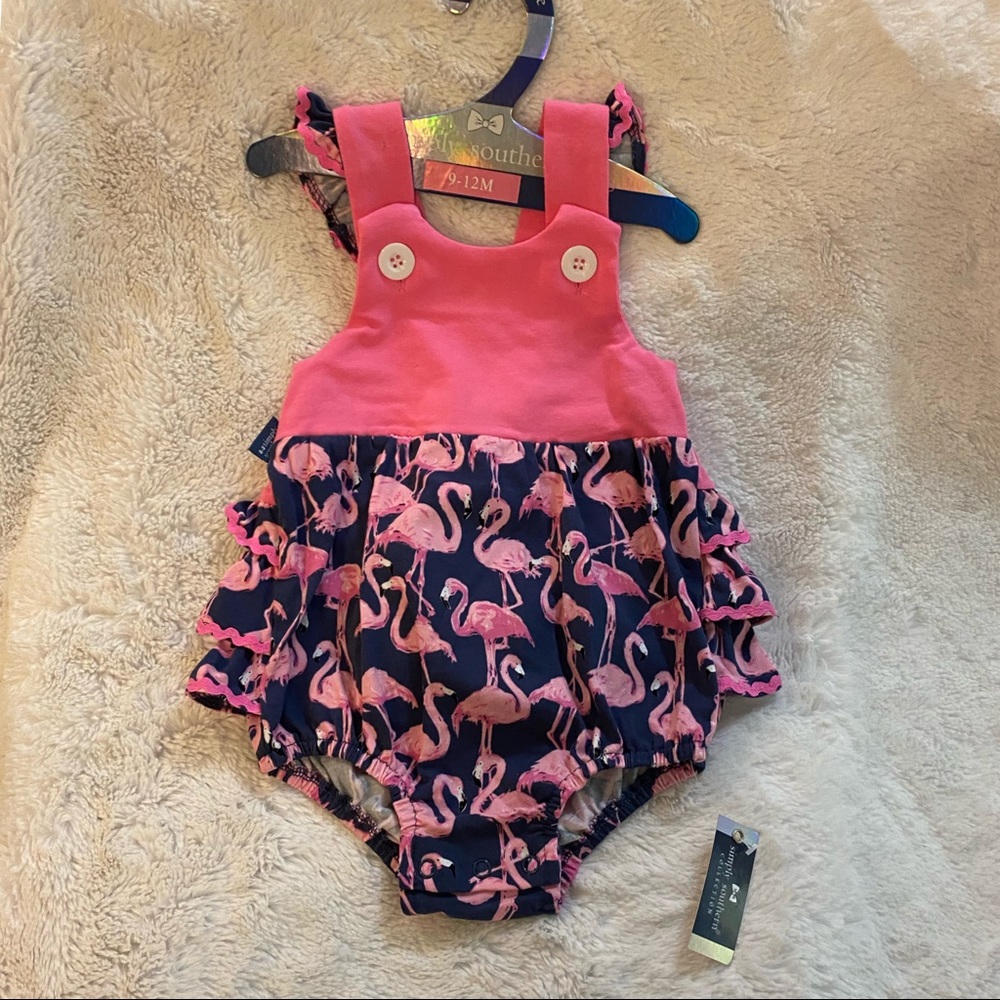 Simply Southern SimplyCute Fiesta Flamingo Jumper